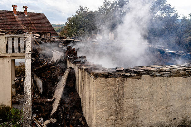 Professional Fire Damage Removal technician working in Savage, MD